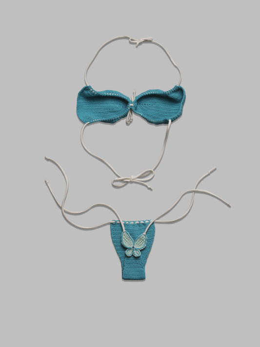 Bikini top - Farfalla Celeste