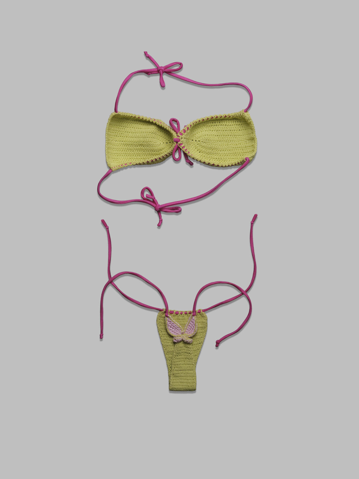 Bikini top - Farfalla Rosa